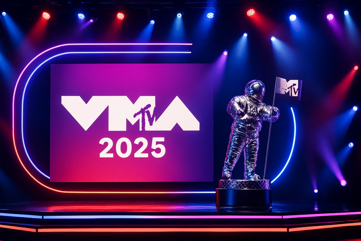 MTV VMAs 2025, the dazzling trophy